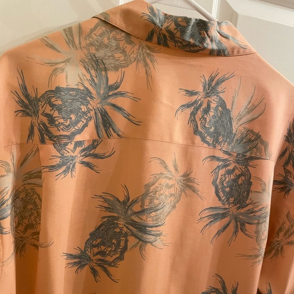 OP Tropical, Hawaiian Style Short Sleeve, Washable Silk Shirt in EUC - Picture 5 of 6